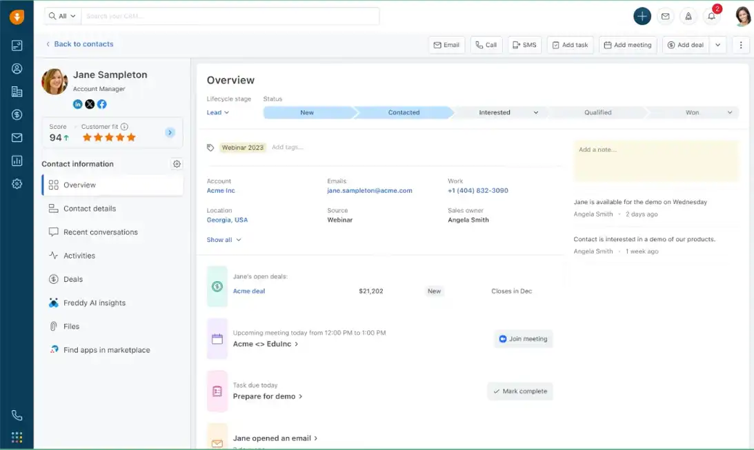 Pipedrive – AI CRM for Teams That Live in the Pipeline